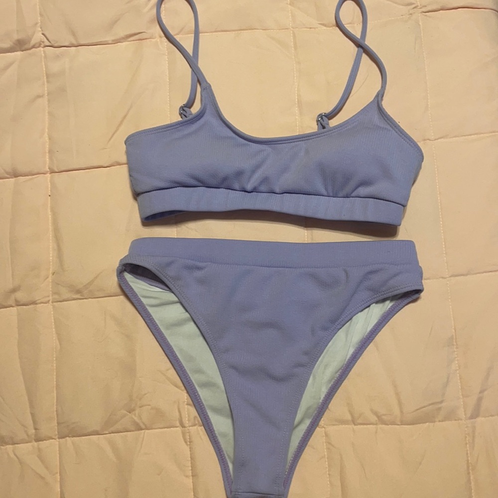 HIGH WAIST LAVENDER BIKINI